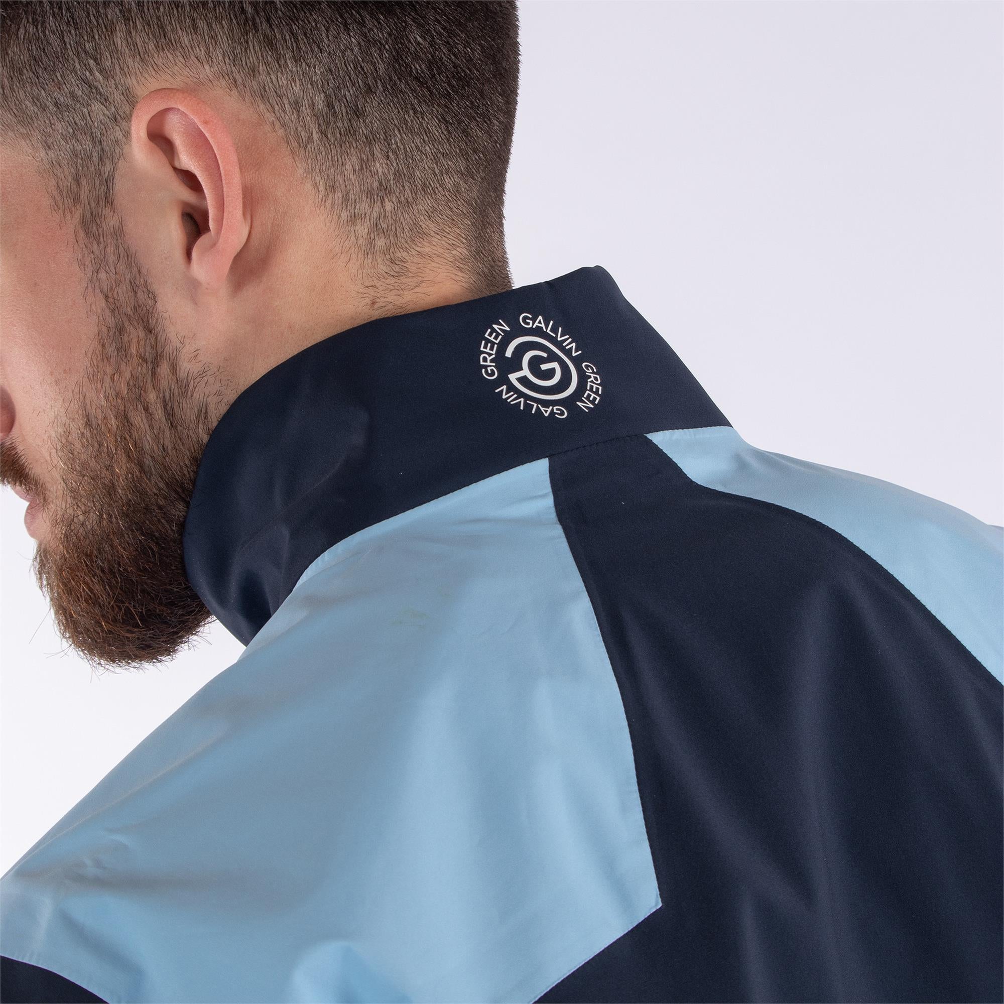 Galvin Green Armstrong Paclite Gore-tex Waterproof Jacket Navy/White/Bluebell